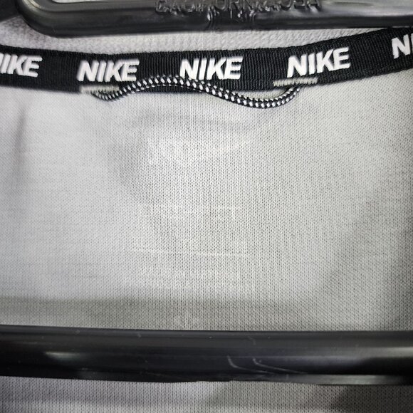 Nike Kids Dri-FIT Shirt 3/4 Sleeve Gray & White Embroidered Swoosh Youth Size XL - Picture 8 of 13